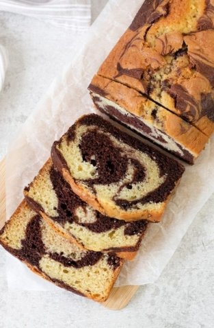 Simple Marble Cake Recipe (Moist)