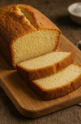 recette classique de gâteau quatre-quarts, une version traditionnelle du pound cake